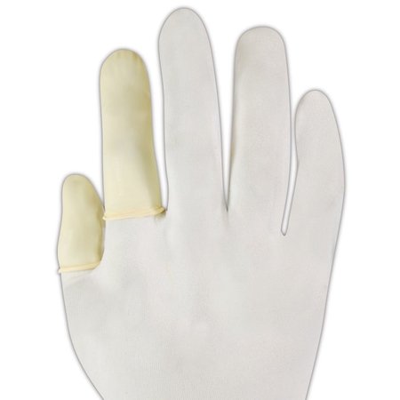 QRP 5C Powder-Free Latex Finger Cots For Iso Class 5 Applications, Large 5CL